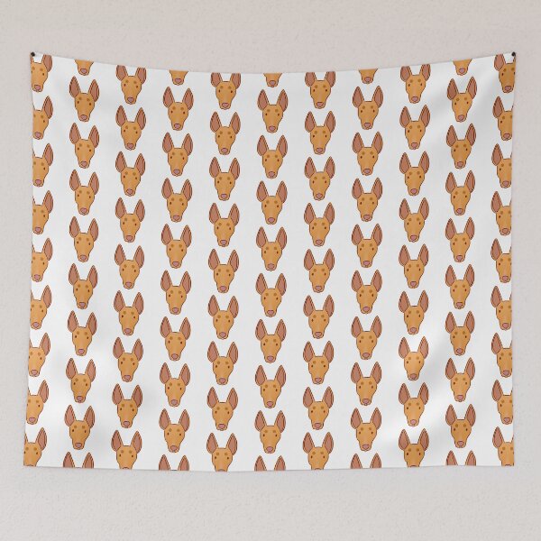 Item preview, Cirneco dell'Etna dog face designed and sold by Yaragold.