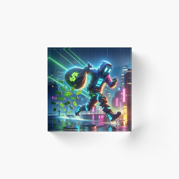 Aperçu de l'œuvre Roblox de style rétro créée et vendue par Hinata Lexy Lin.