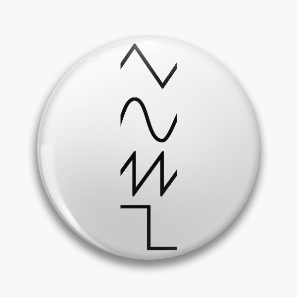 Item preview, ANALOG SYNTHESIZER SINUS SAW SQUARE TRIANGLE WAVEFORM #1 designed and sold by RICK-TURNER.