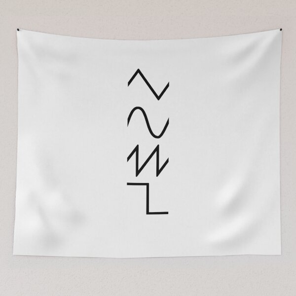Item preview, ANALOG SYNTHESIZER SINUS SAW SQUARE TRIANGLE WAVEFORM #1 designed and sold by RICK-TURNER.