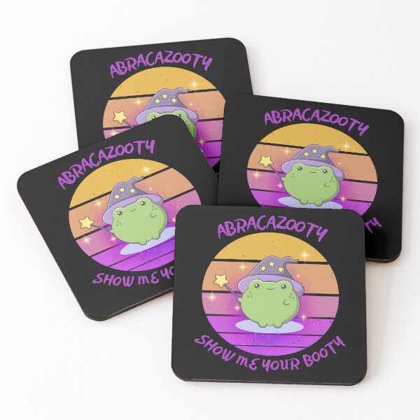 Item preview,  Wizard frog Abracadabra Spell - Cute Booty Kawaii Frog  designed and sold by ButtonBonanza.