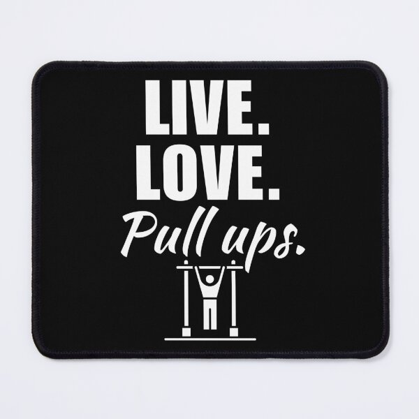 Item preview, Live, love, pull ups. Calisthenics or bodyweight athlete training in the park motivation designed and sold by NBSStore.