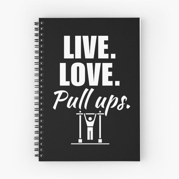 Item preview, Live, love, pull ups. Calisthenics or bodyweight athlete training in the park motivation designed and sold by NBSStore.