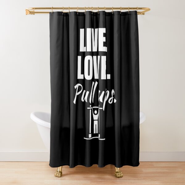 Item preview, Live, love, pull ups. Calisthenics or bodyweight athlete training in the park motivation designed and sold by NBSStore.