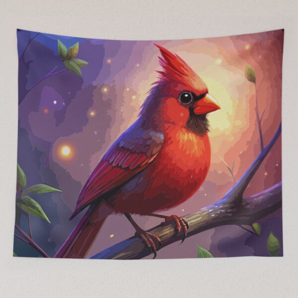 Item preview, Red Cardinal Bird designed and sold by printmala.
