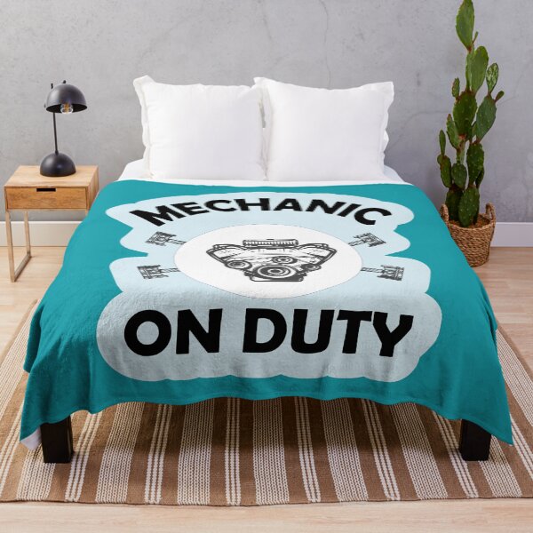 Item preview, Mechanic on duty Artwork T-shirts for Auto and Car Mechanic and Mechanical workers designed and sold by Science Engineering Gifts.
