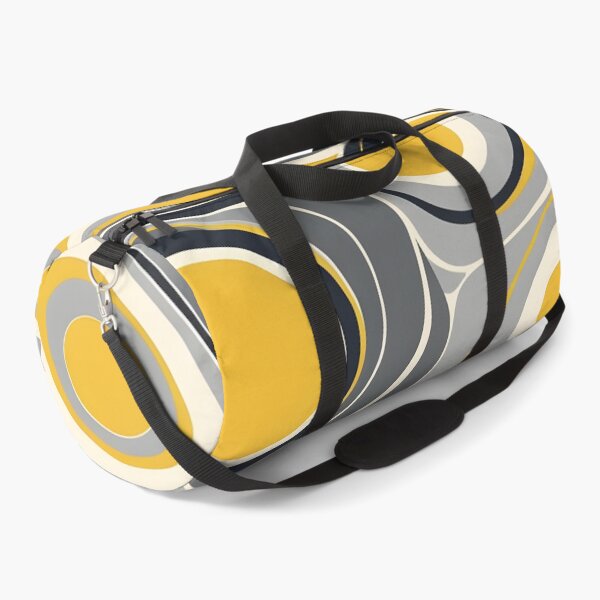 Item preview, Mid-century modern, Fluid Shapes, Gray, Yellow, Fomo Nomo designed and sold by Prints and Lifestyle.