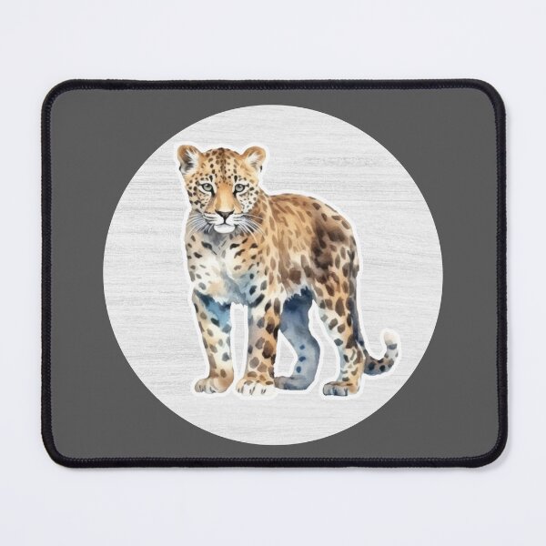 Item preview, Cheetah Watercolor Drawing designed and sold by LivingColorful.
