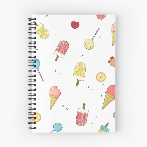 Item preview, Sweets and ice cream - digital illustration - seamless pattern designed and sold by artelleDesign.