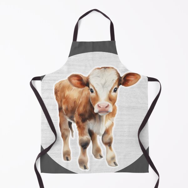 Item preview, Cow Watercolor Drawing designed and sold by LivingColorful.