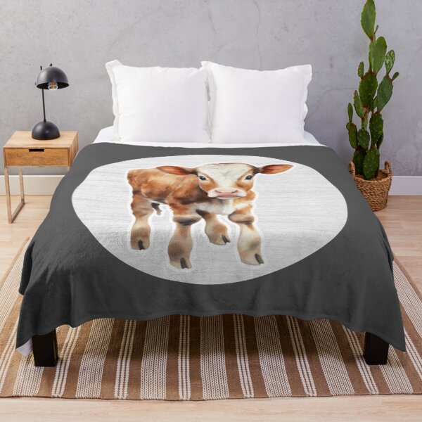 Item preview, Cow Watercolor Drawing designed and sold by LivingColorful.
