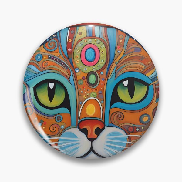 Item preview, Folk Art Cat designed and sold by Colin Bentham.