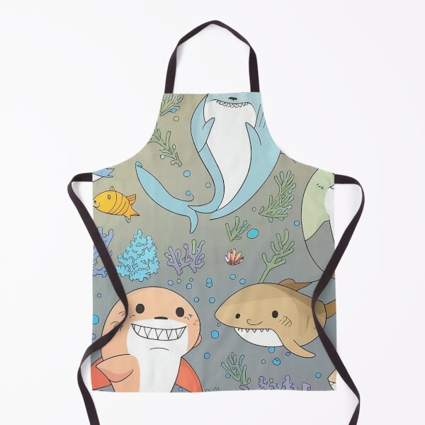 Item preview, Great Watercolour Lemon Surfacing Shark designed and sold by DunuStore.