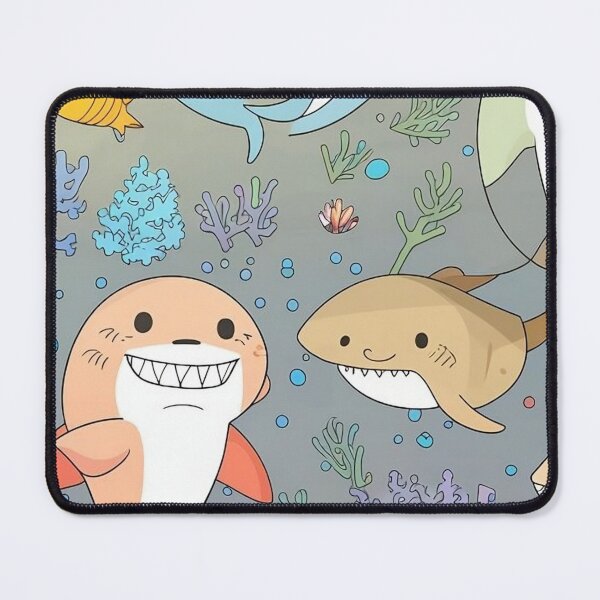 Item preview, Great Watercolour Lemon Surfacing Shark designed and sold by DunuStore.