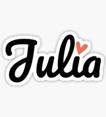 Julia ♥ Sticker