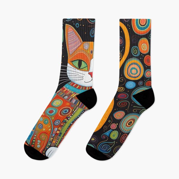 Item preview, Folk Art Cat designed and sold by Colin Bentham.