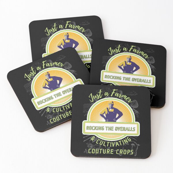 Item preview, Just A Farmer Rocking Overalls & Cultivating Couture Crops designed and sold by ZenZooVibes.