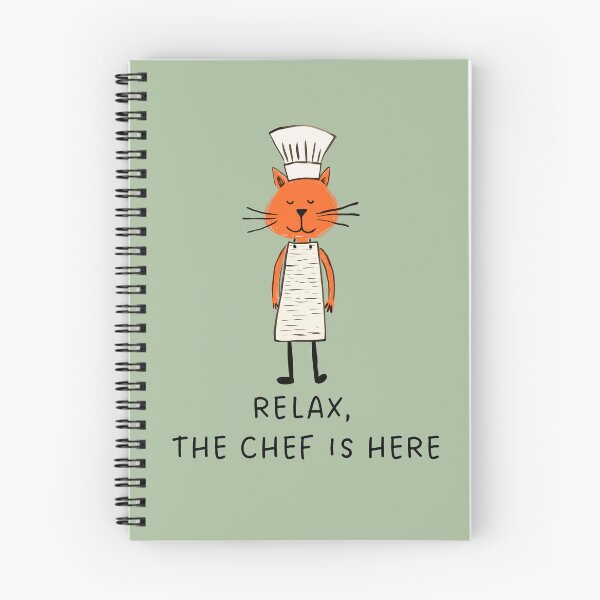 Item preview, Relax The Chef Is Here - funny chef illustration - cat lovers  designed and sold by Loffartdesign.