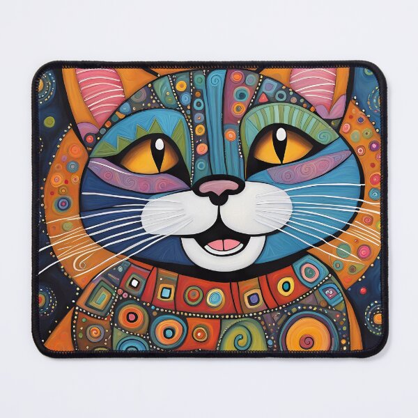 Item preview, Folk Art Cat designed and sold by Colin Bentham.