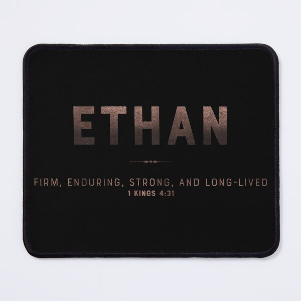 Item preview, Ethan | 1 Kings 4 31 | Firm Enduring Strong and Long-lived | Christian Name with Biblical Meaning | Christian Name Collection designed and sold by Blessed Be Your Name.