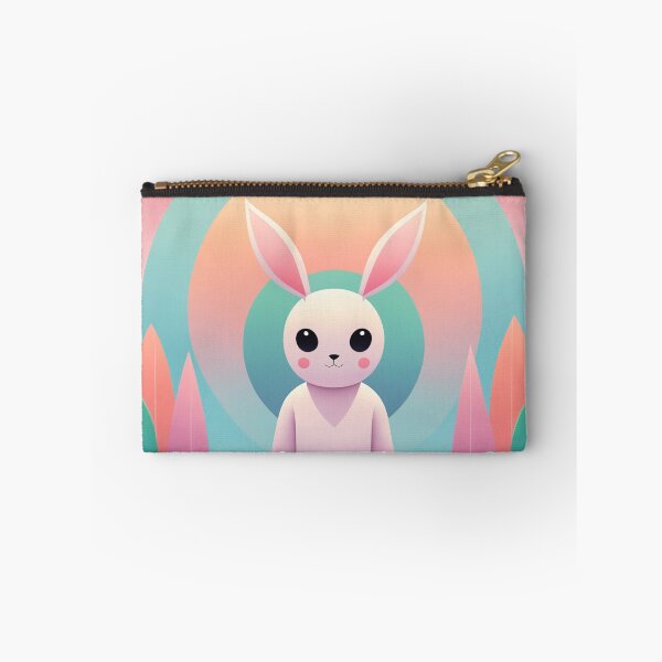 Item preview, Serene Forest Haven - Minimalist Pastel Bunny Art designed and sold by SunnedCat.