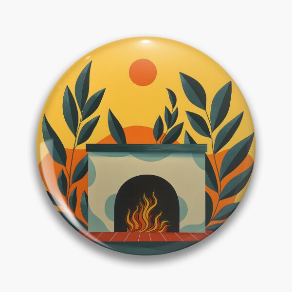 Item preview, Embrace of Warmth: A Cozy Fireplace designed and sold by unimuse.