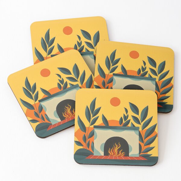 Item preview, Embrace of Warmth: A Cozy Fireplace designed and sold by unimuse.