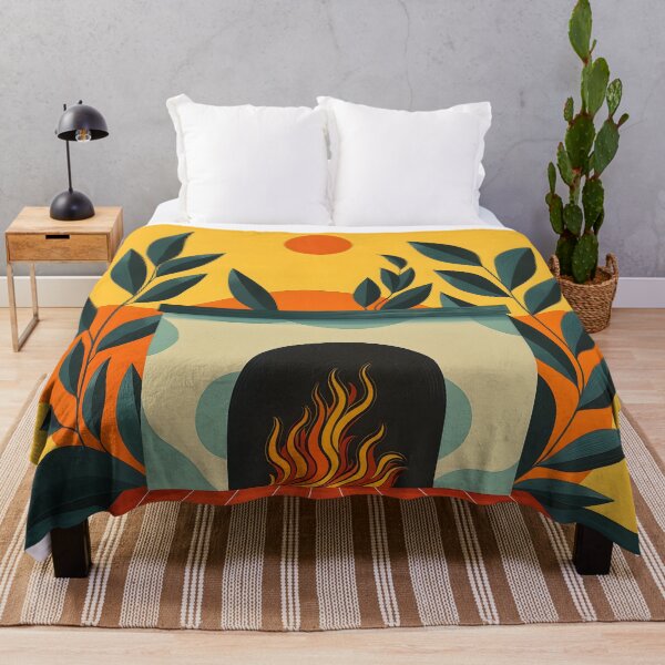 Item preview, Embrace of Warmth: A Cozy Fireplace designed and sold by unimuse.