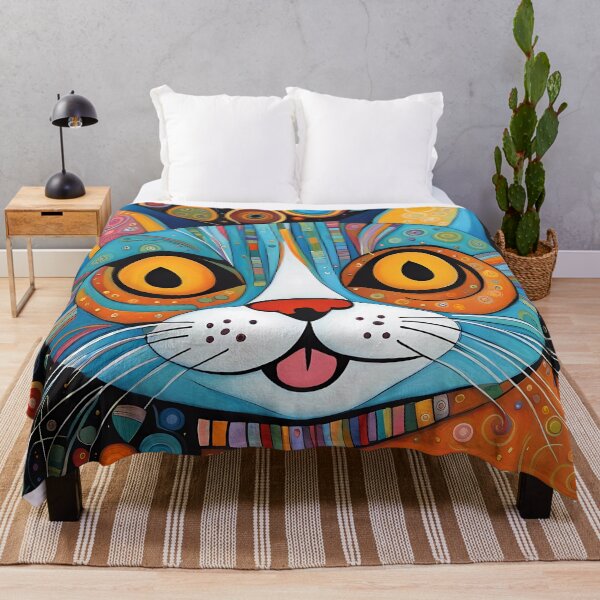 Item preview, Folk Art Cat designed and sold by Colin Bentham.