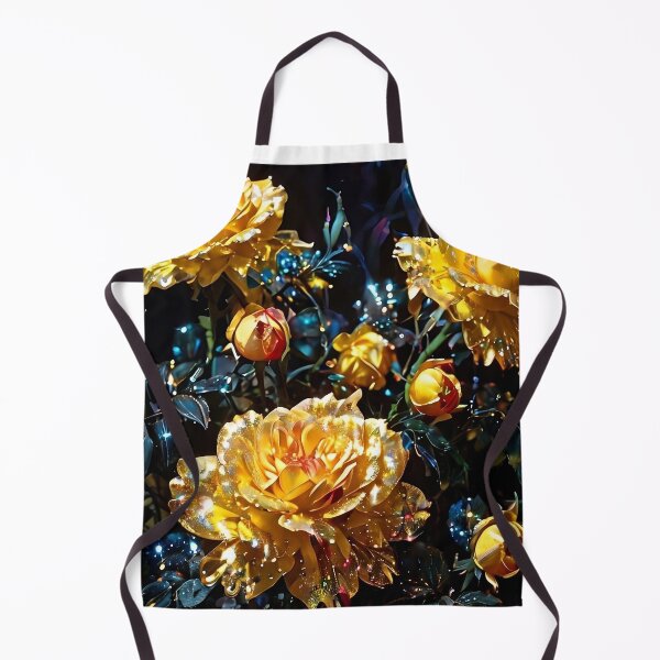 Item preview, Beautiful Yellow Roses Pattern - Moonlit Blooms designed and sold by Creative.Shop.