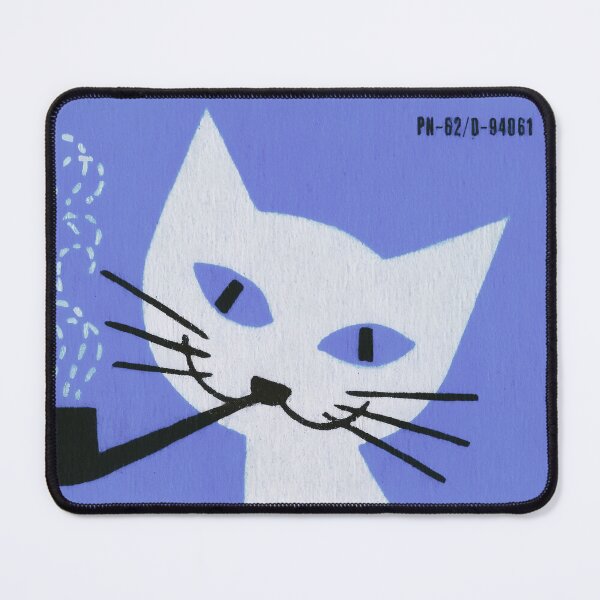 Item preview, Vintage Polish Matchbox Label Cat Smoking Pipe designed and sold by beatrice555.