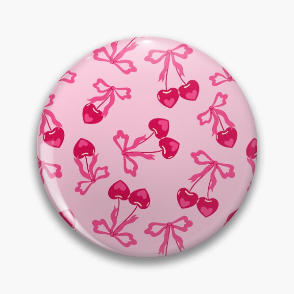Item preview, heart-shaped cherries with bows designed and sold by burbura.