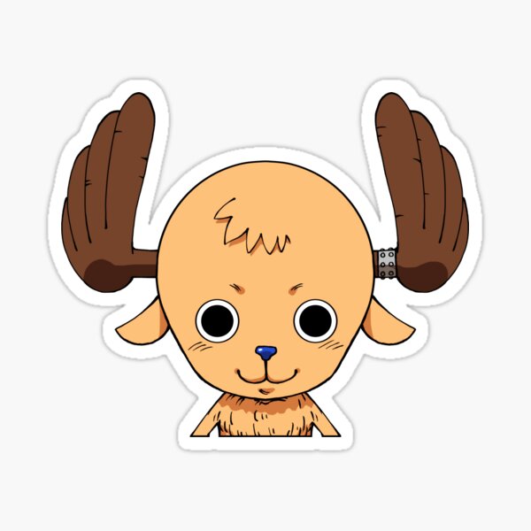 Bald Reindeer Sticker