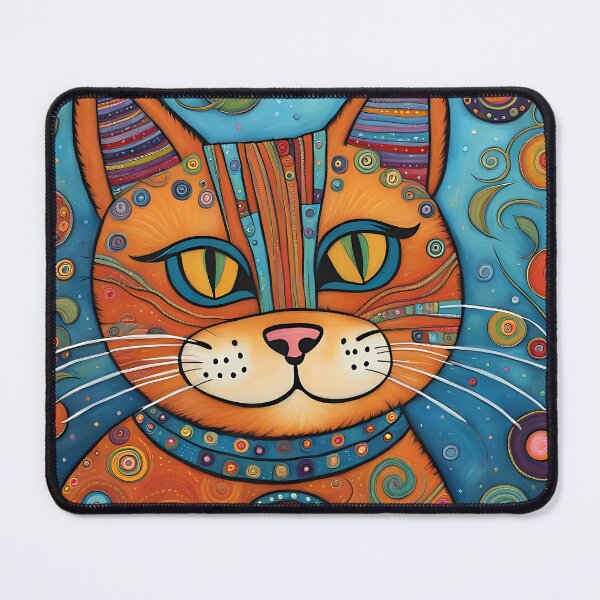 Item preview, Folk Art Cat designed and sold by Colin Bentham.