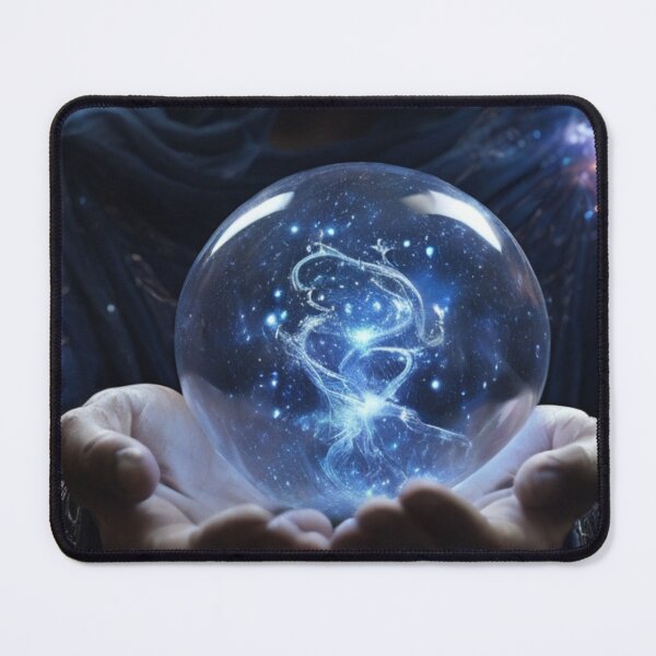Item preview, The witch with the crystal ball designed and sold by TrendyTextiles.
