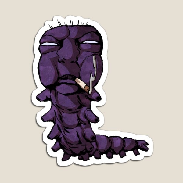 chill ass worm Magnet