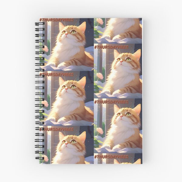 Item preview, #THURSDAYVIBES CAT designed and sold by AmazingBackDrop.