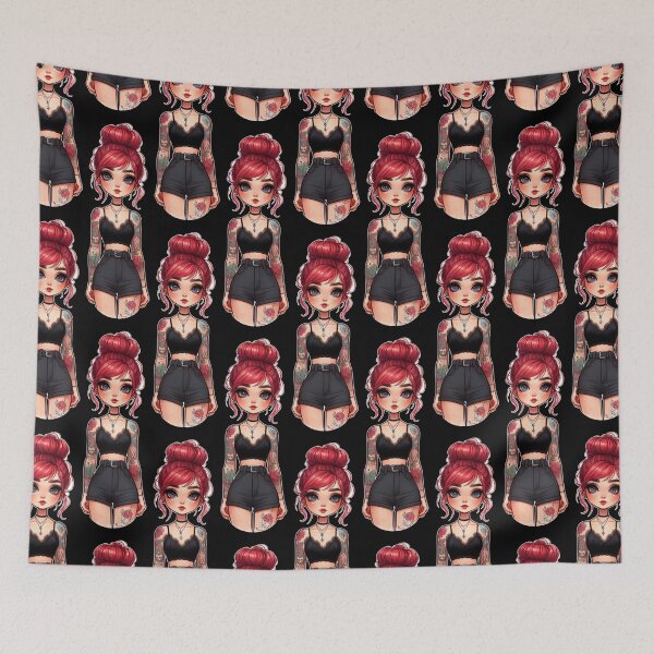 Item preview, Wren McCauley - Character Inspiration - Rocker Girl designed and sold by AmberRoseWrites.
