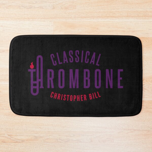 Item preview, Classical Trombone Full Color Logo designed and sold by MichelleLyke.