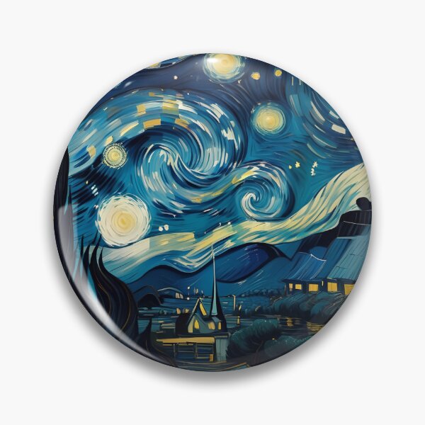 Item preview, Vincent Van Gogh Starry Night Pattern designed and sold by TheArtOfPat.