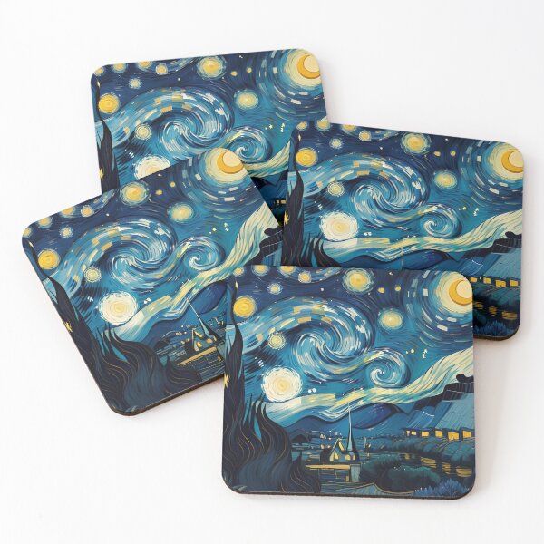 Item preview, Vincent Van Gogh Starry Night Pattern designed and sold by TheArtOfPat.
