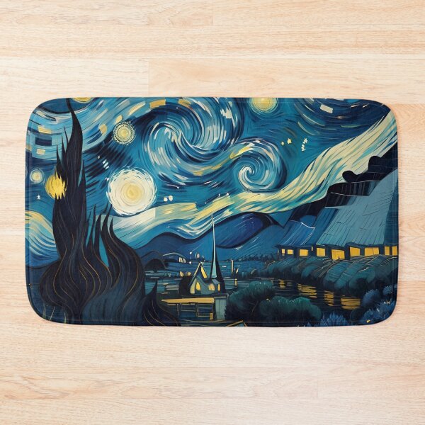 Item preview, Vincent Van Gogh Starry Night Pattern designed and sold by TheArtOfPat.