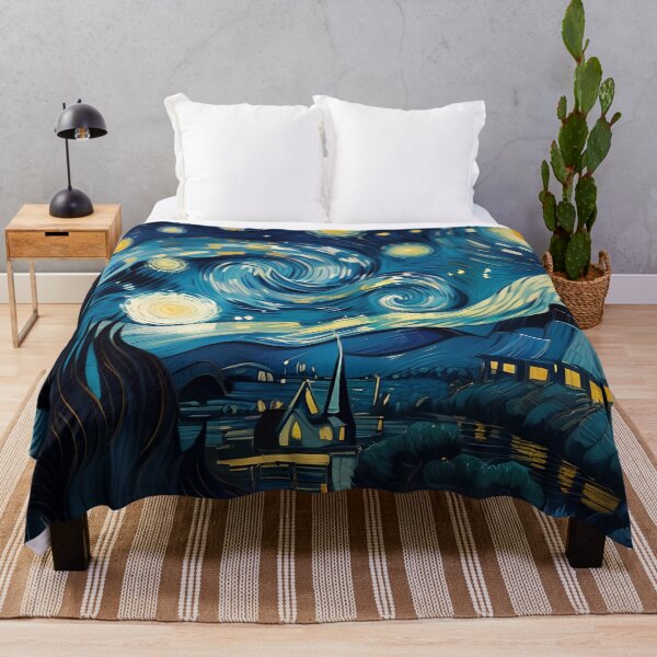 Item preview, Vincent Van Gogh Starry Night Pattern designed and sold by TheArtOfPat.