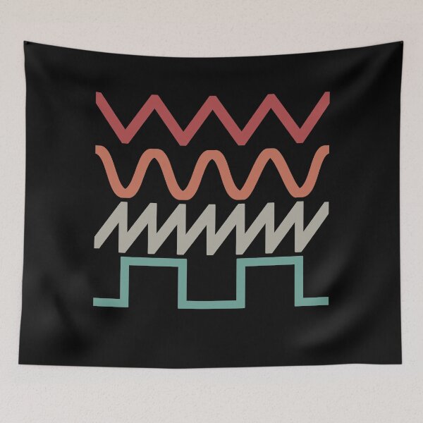 Item preview, SYNTHESIZER WAVEFORMS #5 FATWAVES COLOR designed and sold by RICK-TURNER.