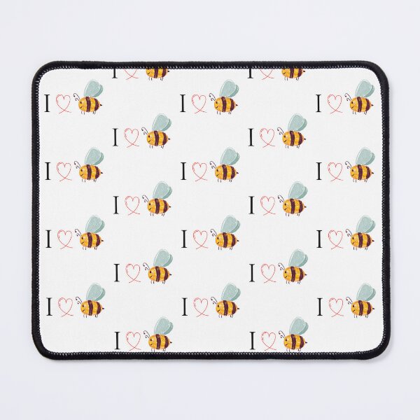Item preview, I love bee, Happy bee drawing, Love bee designed and sold by MiaArtLovers.