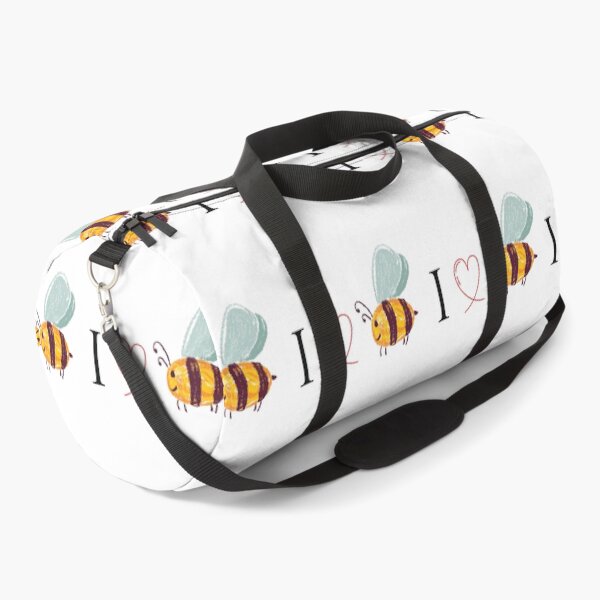 Item preview, I love bee, Happy bee drawing, Love bee designed and sold by MiaArtLovers.