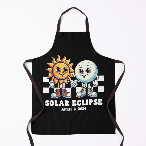 Item preview, Total Solar Eclipse 2024 Retro Sun and Moon designed and sold by Lollipoppastel.