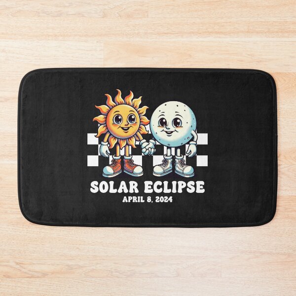 Item preview, Total Solar Eclipse 2024 Retro Sun and Moon designed and sold by Lollipoppastel.