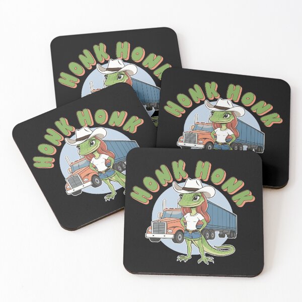 Item preview, Honk, Honk - Funny Sticker For Truckers designed and sold by TaraGbear.
