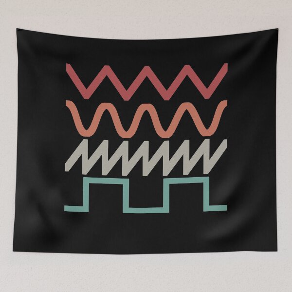 Item preview, SYNTHESIZER WAVEFORMS #6 FATWAVES COLOR designed and sold by RICK-TURNER.